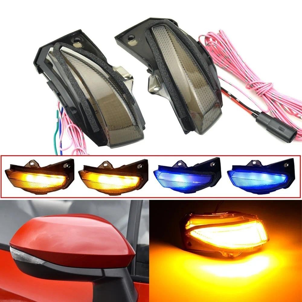 LED แบบไดนามิกด้านข้างกระจกตัวบ่งชี้ไฟกระพริบลําดับไฟเลี้ยวสําหรับ Toyota Corolla กีฬา E210 Sienta X