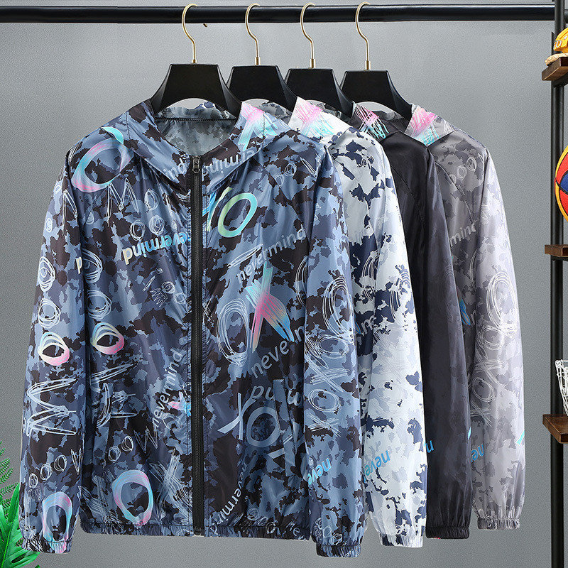 เสื้อแจ็คเก็ตชาย มีฮู้ด ออกแบบเพื่อกันแดดและสวมใส่ง่าย ราคา ถูกที่สุด ดีลบีเคเค