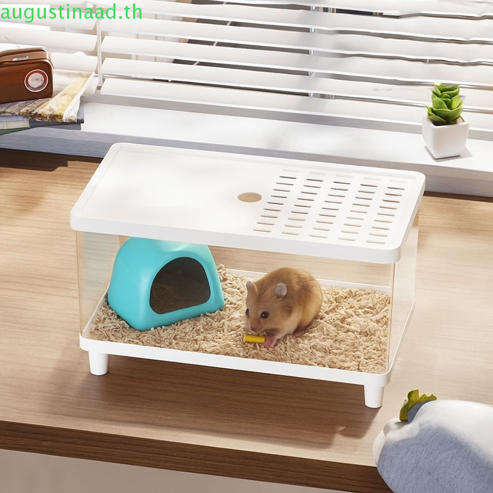 NYTRO สัตว์เลื้อยคลาน Terrarium, Visual Transparent Lizard Breeding Box, Pet Spider Box Breathable w