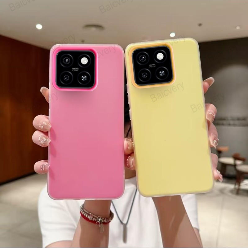Matte Case สําหรับ ZTE Blade A35 Double-layer Smooth Surface สําหรับ ZTE Blade A55 Z2453 Z2450 Frost