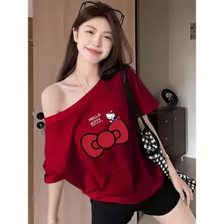 ผู้หญิงเสื้อยืดความรู้สึกของการออกแบบเสื้อยืดเซ็กซี่สาวลดอายุเสื้อยืดหลวมเสื้อผ้าสาวอวบไซซ์ใหญ่เสื้อผ้าสาวอวบน้ำหนัก 70