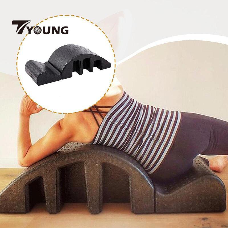 [มีจําหน่าย] Spine Support Pilates Barrel Back Stretcher สําหรับเด็ก S Curve Shape backbone Home Gym