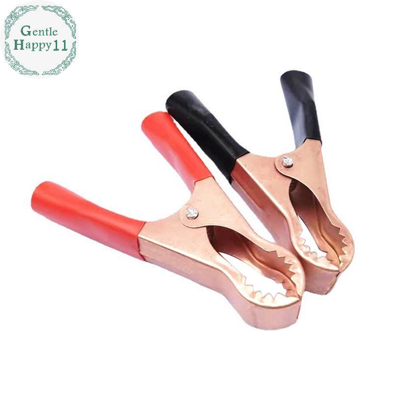 GentleHappy 2 ชิ้น 30A สีแดง + จระเข้รถ Caravan Van แบตเตอรี่ทดสอบคลิปตะกั่วโปรโมชั่นที่ดีที่สุดคลิปจระเข้ปลั๊กปลั๊ก TH