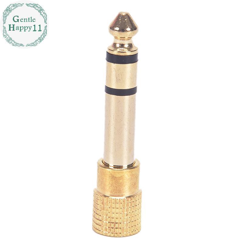 GentleHappy 6.35 มม.ja ชาย 3.5 มม. Ja อะแดปเตอร์โลหะหญิง 6.3 มม. 1/4 " Adaptor TH
