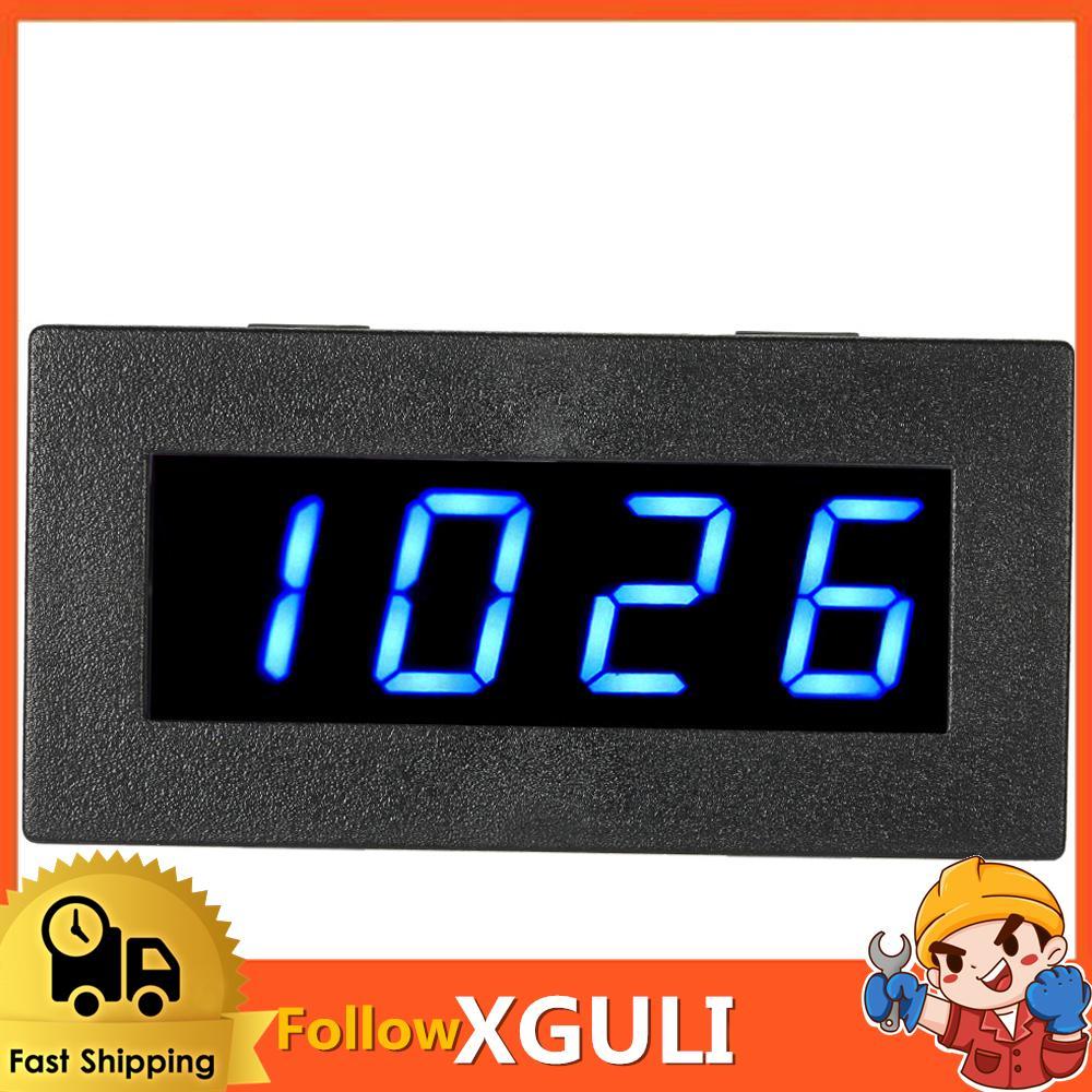 Xguli ความแม่นยำสูง 0.56 4 LED ความถี่ดิจิตอลเครื่องวัดความเร็วมอเตอร์ความเร็วเมตร RPM การวัดเครื่อง