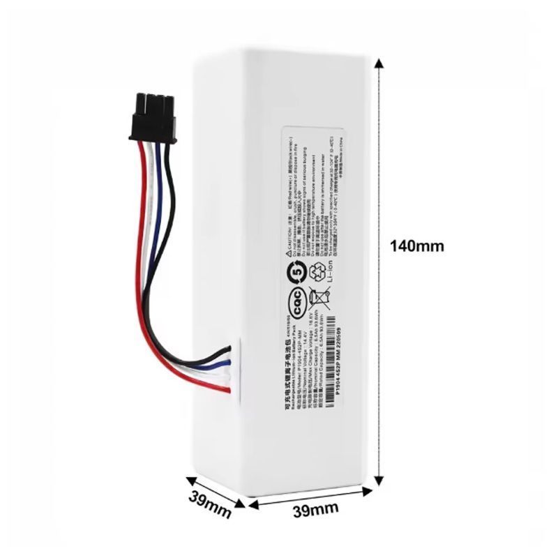 แบตเตอรี่ชาร์จ 2600mAh สำหรับหุ่นยนต์ดูดฝุ่น Xiaomi รุ่น 1C P1904-4S1P-MM STYTJ01ZHM