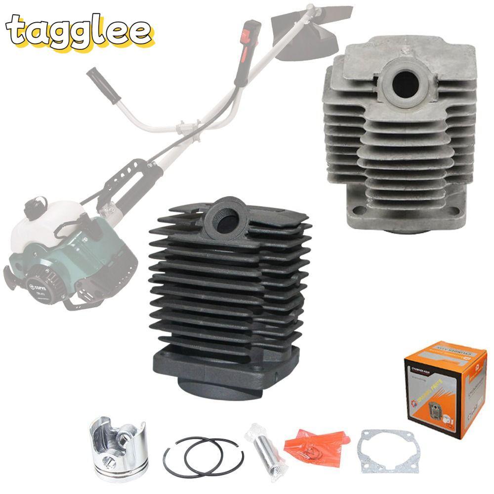 TAGGLEE ชุดกระบอกเครื่องตัดหญ้า, 40-6 สีดําสีขาว 411 กระบอกเครื่องตัดหญ้า, ทนทานกับเครื่องประดับกระด