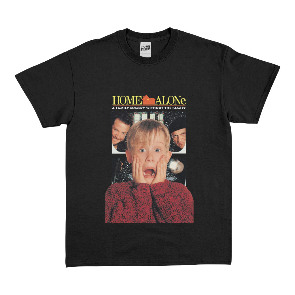 Home Alone Movie เสื้อยืด Tees Cotton Combed ผู้ชายผู้หญิง