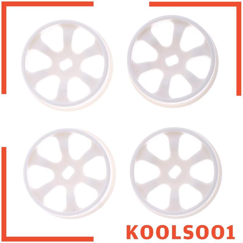 [Koolsoo1] 4 ชิ้น 1/28 ขอบล้อ RC สีขาวสําหรับ WLtoys K989 Drift รถ DIY อะไหล่