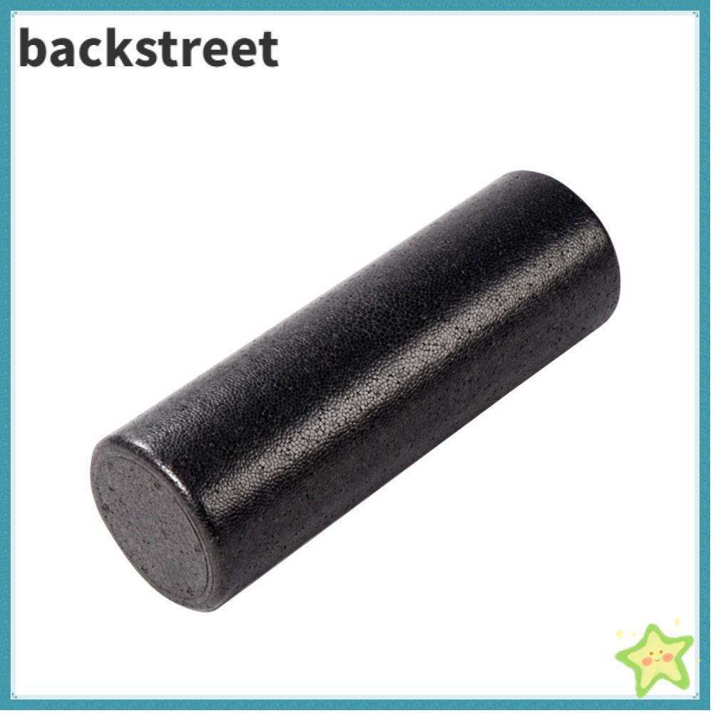 BACKSTAGEDV EPP ลูกกลิ้งโฟมโยคะ, เพลาโฟมแข็งแบบพกพาคอลัมน์โยคะ, มัลติฟังก์ชั่นสีดํา High-Density โฟม