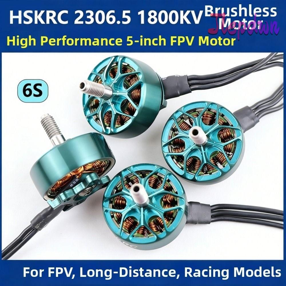 JEPDWN Flying Racing Motor, HSKRC Blue Color Crossover Machine Brushless MotorRacing Drone Parts, 23