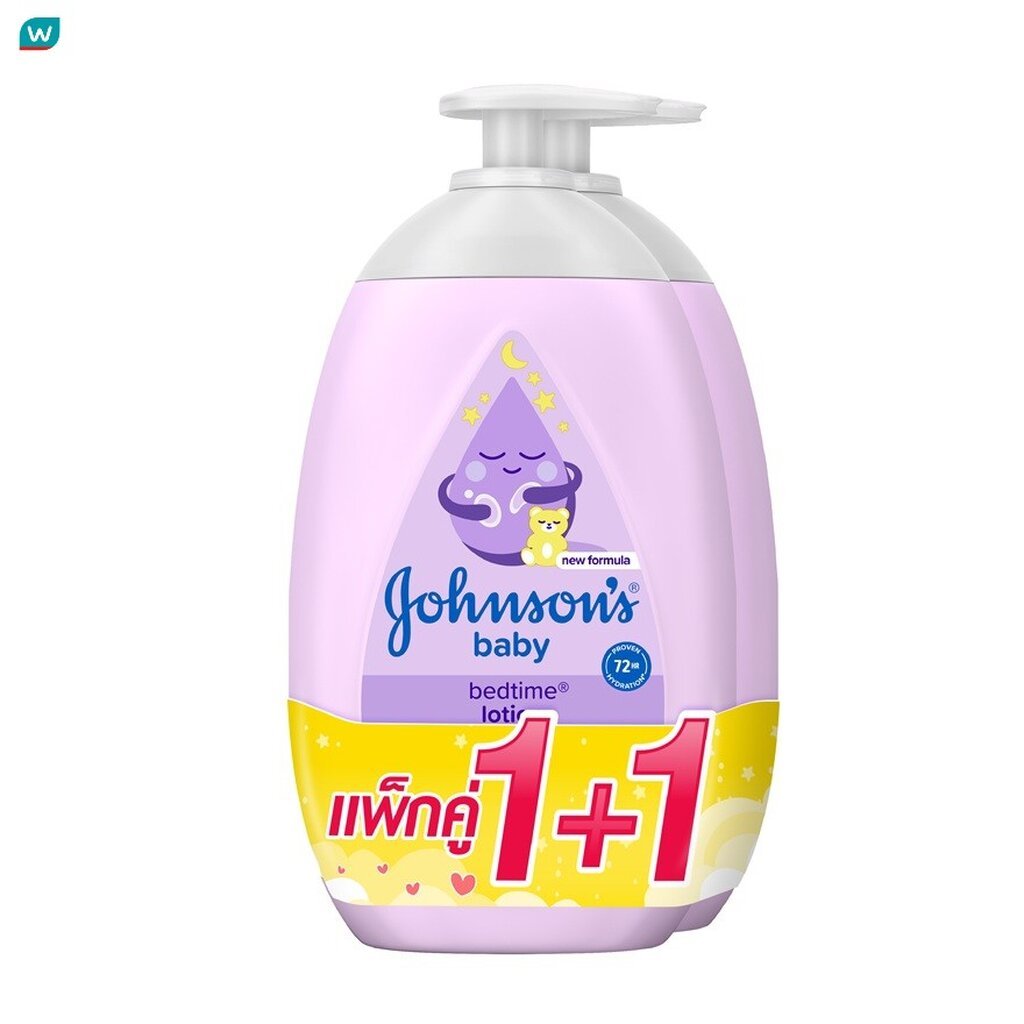 Johnson's จอห์นสัน เบบี้ โลชั่น เบดไทม์ 500 มล.แพ็กคู่
