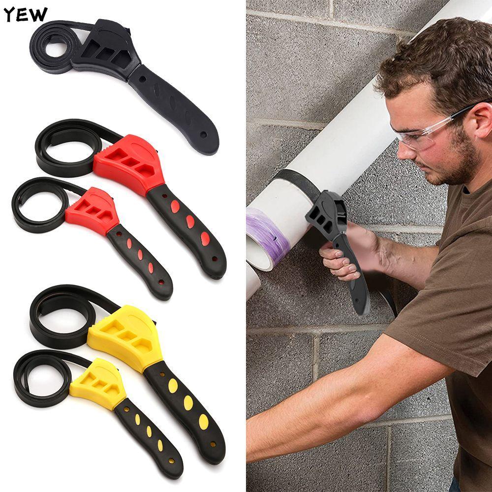 YEW ประแจสายพาน Universal Puller Strap Spanner Opener ประปากรองน้ํามันเครื่องมือมือ