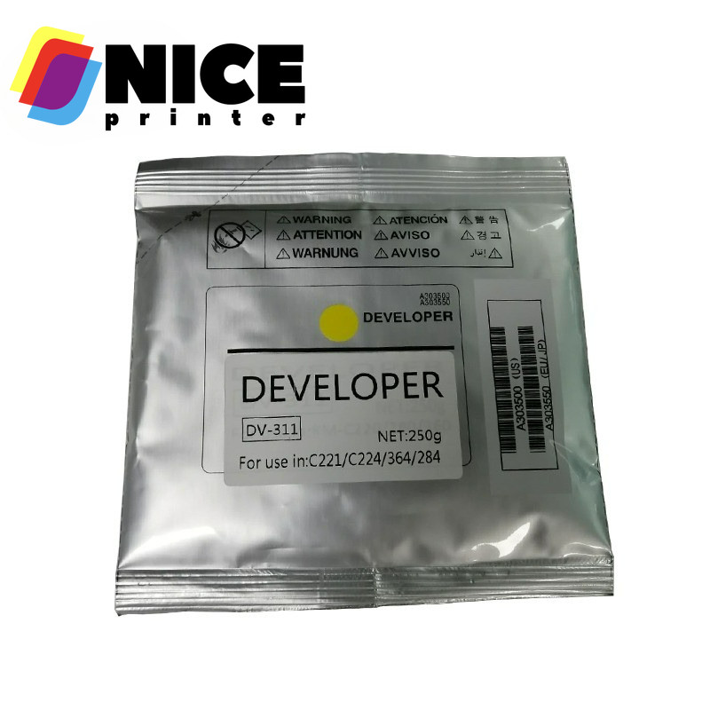 1PC DV311 DV512 ผู้พัฒนาผงสําหรับ Konica Minolta C221 C224 C364 C284 C220 C280 C360