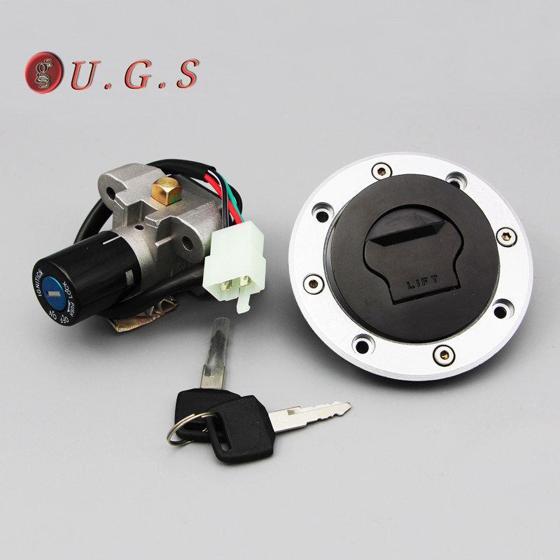 Suzuki RGV125 RGV250 RF400 78A เหมาะสําหรับล็อคประตูไฟฟ้าฝาถังน้ํามันเชื้อเพลิงล็อคฝาครอบล็อค