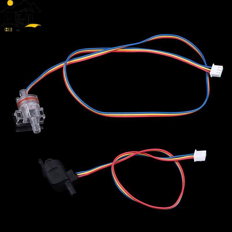 H&B 1/4 นิ้ว Hall Optical Flow Meter FM-PS2216 Inline Low Flow Sensor 5V 40-150ml/min สําหรับเครื่อง