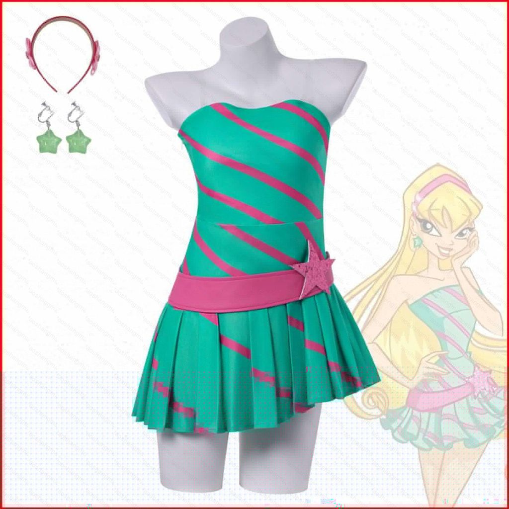 ชุดคอสเพลย์ Winx Club Jennifer Seguin สำหรับฮาโลวีนและบทบาทสมมติ