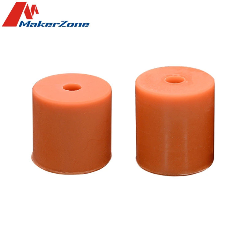 ซิลิโคนอุณหภูมิสูง Solid Spacer 16 มม.18 มม.ความร้อนร้อน Bed Leveling คอลัมน์สําหรับ CR-10 CR10S End