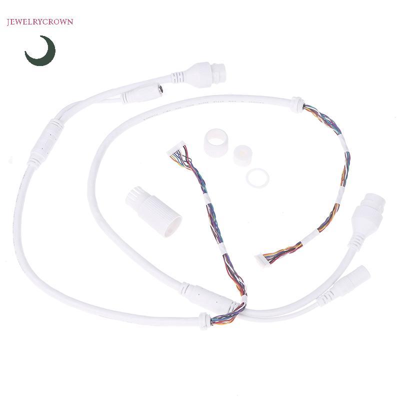 1 PC Ethernet Lan สาย POE RJ45 สายเคเบิลเครือข่าย 10 Pin 10 Core 12 Pin 10 Core Tail Line หมวกกันน้ํ