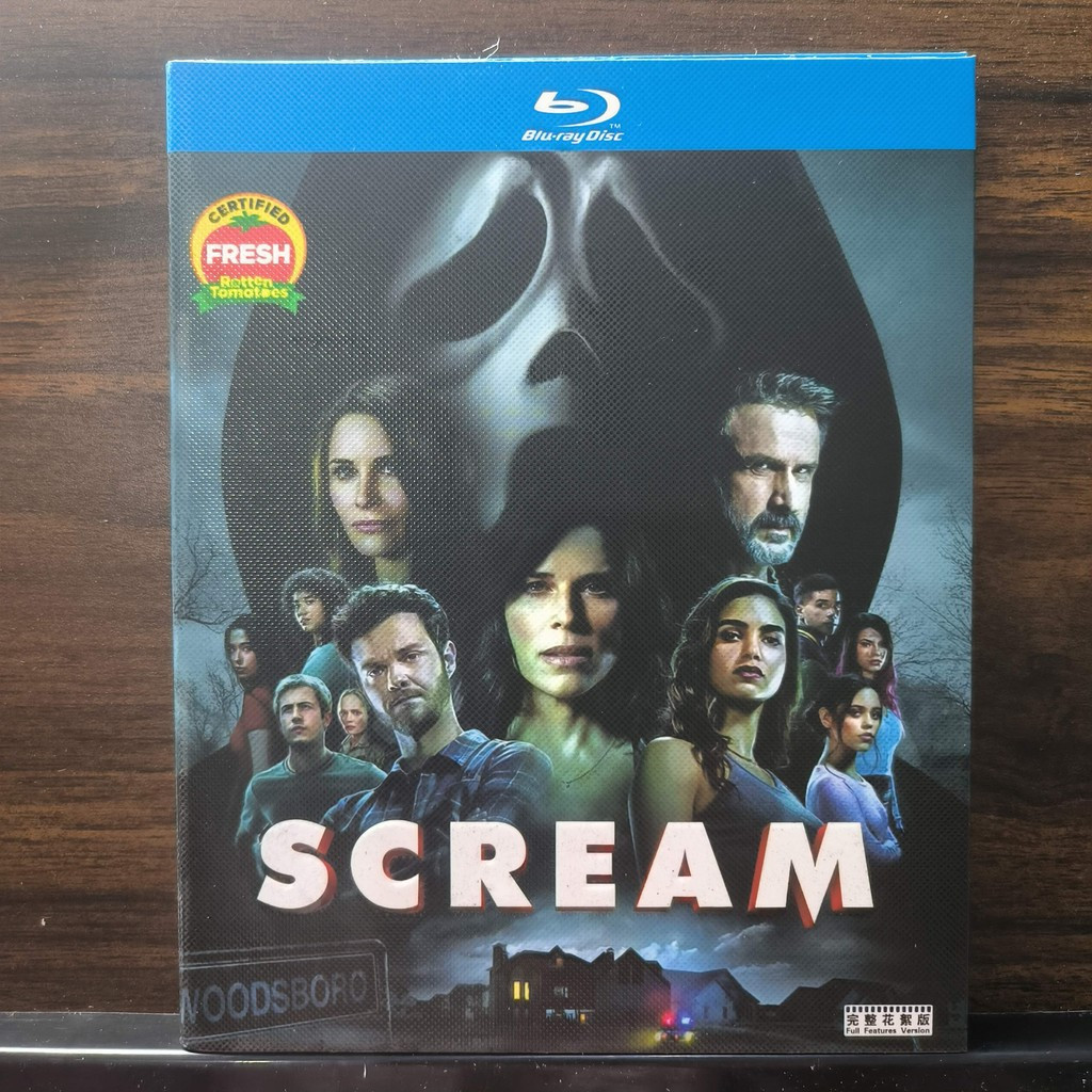 Blu-ray Disc American Film Scream 5 2022 ภาษาอังกฤษสเปนโปรตุเกสจีนไทยยี่ห้อใหม่ชนิดบรรจุกล่อง 25GB B