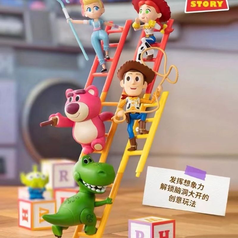 ของแท้ Toy Story Big Climbing Ladder Series Mystery Box Climbing บันได 52toys เครื่องประดับตุ๊กตาน่า