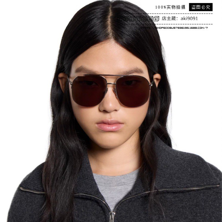 J143 GuGG Unique Metal Round Frame Sunglasses for Women, Fashionable Shades for Trendy Men gg2165