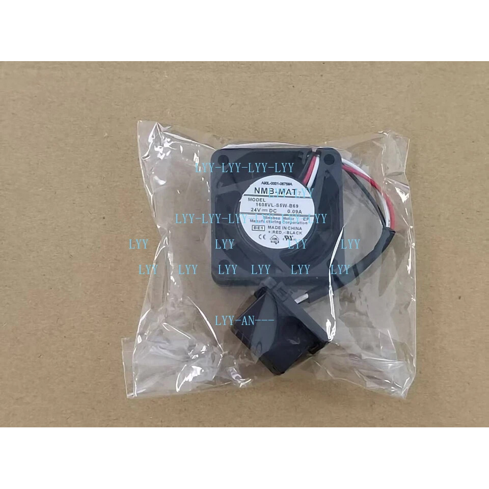 1PC NMB-MAT 1608VL-S5W-B69 0.09A 24V 4CM FANUC พัดลมระบายความร้อน