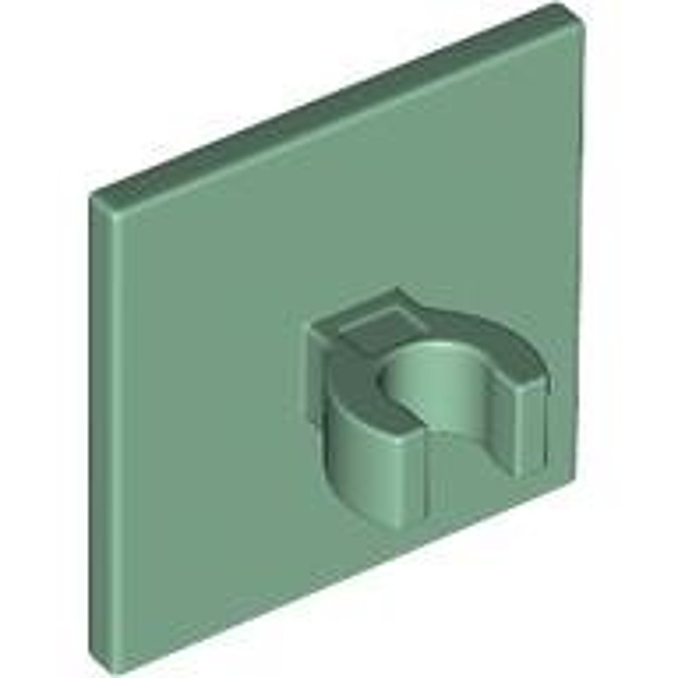 Brick2cube Part - Road Sign 2 x 2 Square with Open O Clip - 15210