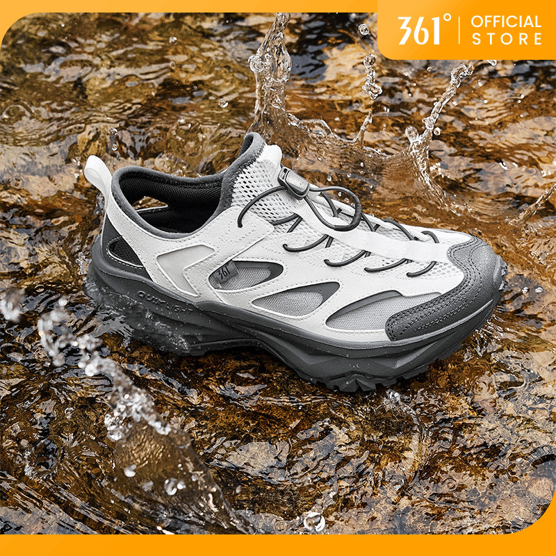 รองเท้าลำลองสำหรับกีฬา Women's River Trekking ออกแบบมาเพื่อดอกทริปกลางแจ้งและพายเรือ ทนทาน ระบายอากาศ และป้องกันลื่น