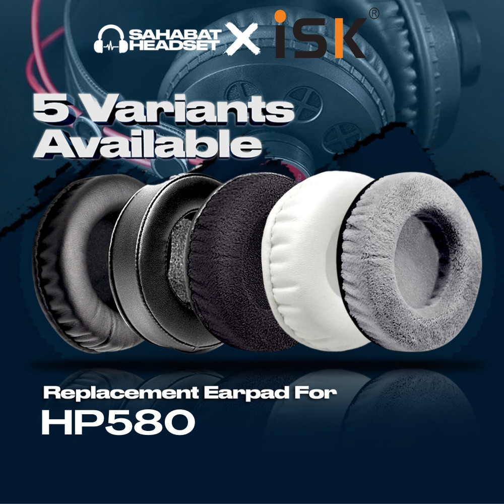 Earpad Earcup Ear Cushion ISK HP580 HP 580 HP-580 Foam Pad