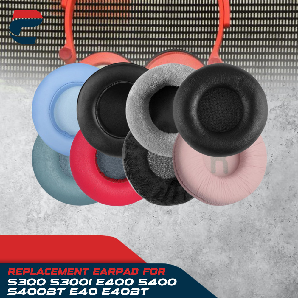 Earpad แผ่นรองหูฟังแผ่นรองหูฟัง S300 S300i E400 S400 S400BT E40 E40BT แผ่นโฟม