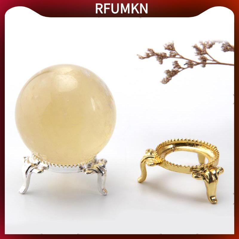 [rfumkn] Mineral Display Holder Stand Metal Crystal Rock Collectible Base for Geode Sphere Fossil Ba