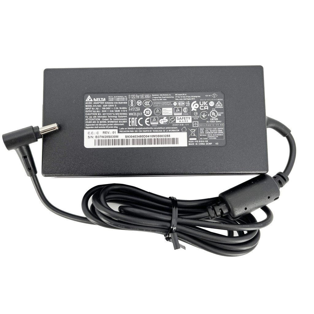 DELTA 120W 20V 6A อะแดปเตอร์ชาร์จ AC สําหรับ MSI GF63 Thin 10SC-222