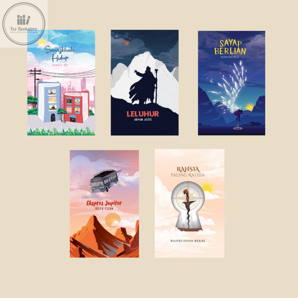 HIJAU [KK] K-LIT Teen Novel Collection: Kifayah, Aitusa, The Ral, Bara The ผู้แต่ง, Exploitation, Gr