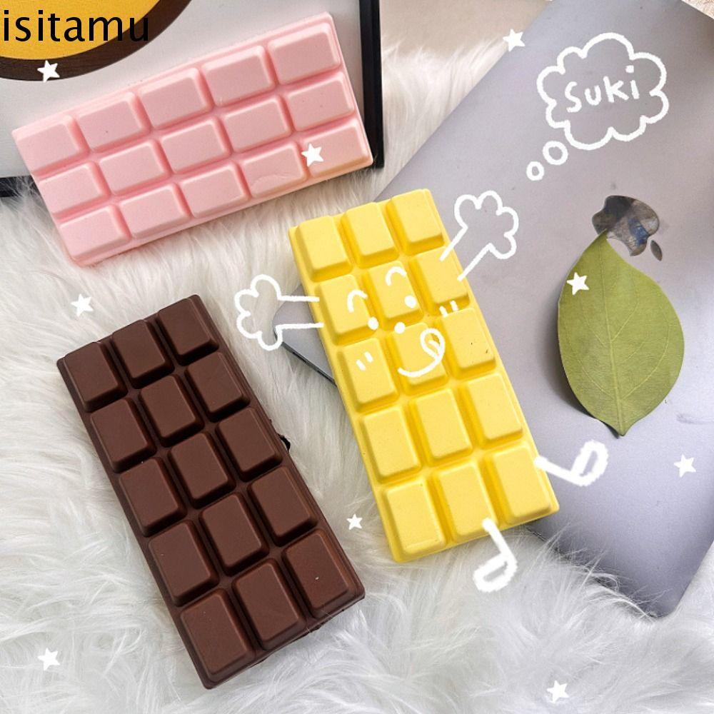 ISITAFT Chocolate Stick Squeeze ของเล่น,ยืด Release Hand Big Chocolate Squeeze ของเล่น, Venting Ball 16.7 ซม.ผ่อนคลายของขวัญ Sensory Slow Rebound Squeeze ของเล่นเด็ก