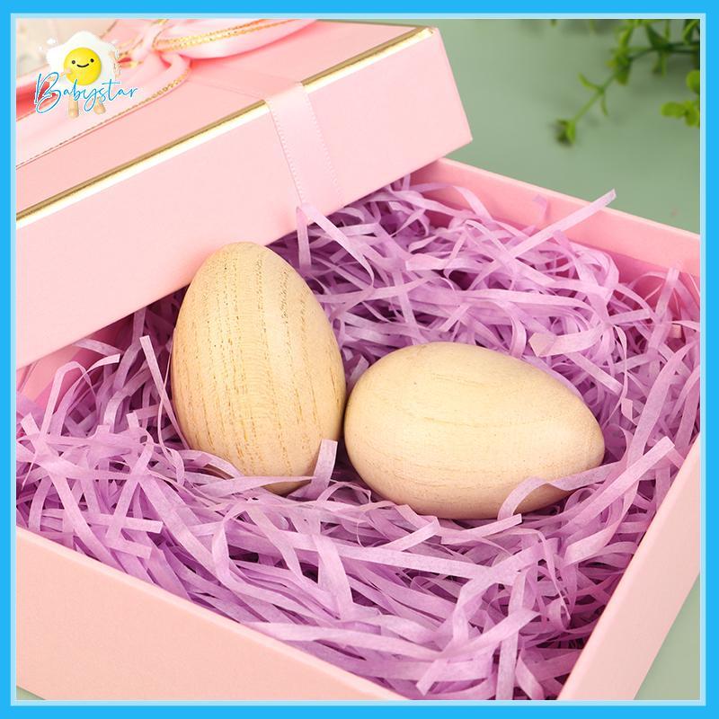 [Inthehot-t] 1 ชิ้นไม้ไข่ Shaker Rattle Percussion เครื่องดนตรีเด็ก Early Education ของเล่นของขวัญไม้ไข่ Shakers Rhythm Rattle [ใหม่]