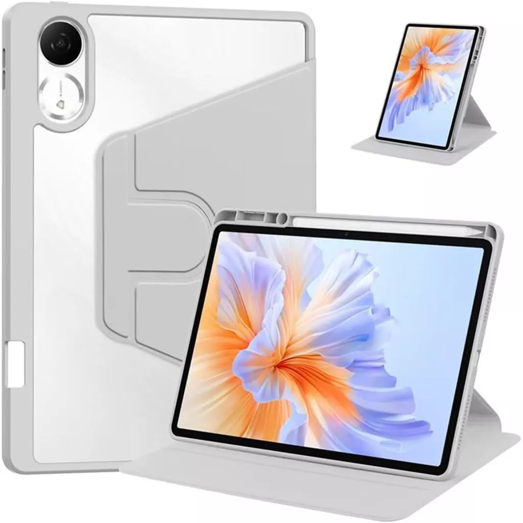 เคสสําหรับ Honor Pad V9,11.5 นิ้ว 2024,พรีเมี่ยมหนัง PU พับสมาร์ท Auto Sleep Wake พร้อมที่ใส่ดินสอฝาครอบป้องกันสําหรับ Honor Pad V9,11.5 นิ้ว 2024
