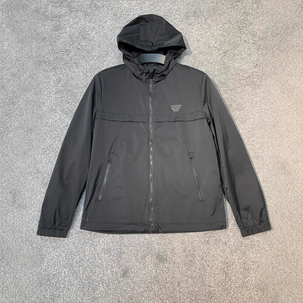 UY5A PA New hooded zip-up jacket, loose fit, unisex style