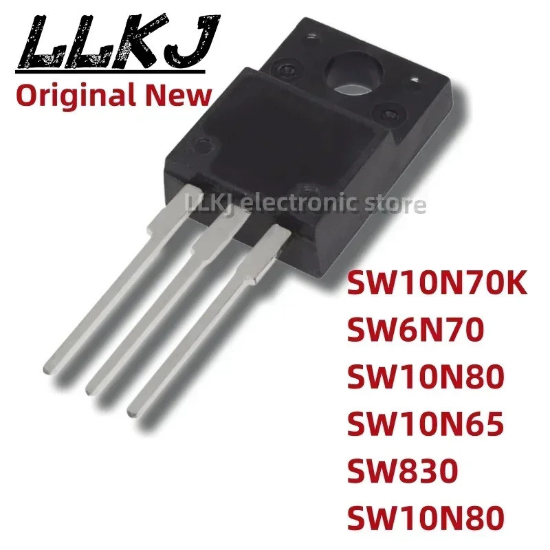 5 ชิ้น SW10N70K SW6N70 SW10N80 SW10N65 SW830 SW10N80 TO-220F Field Effect ทรานซิสเตอร์