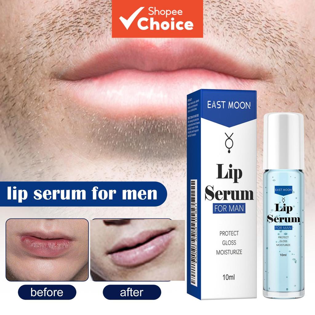 Nateral Pink Lip Serum 10ML For Men Infused With Vit-E ที่ให้ความชุ่มชื้นและปกป้องแห้งแตกและเข้ม