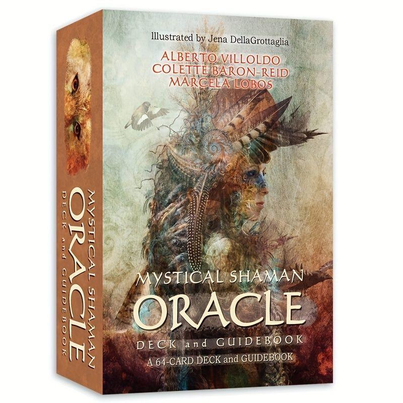 การ์ด Mystery SHAMAN ORACLE MYSTICAL SHAMAN ORACLE พร้อมคู่มือคําแนะนําการ์ดเกมกระดานการ์ดบริการคุณภ