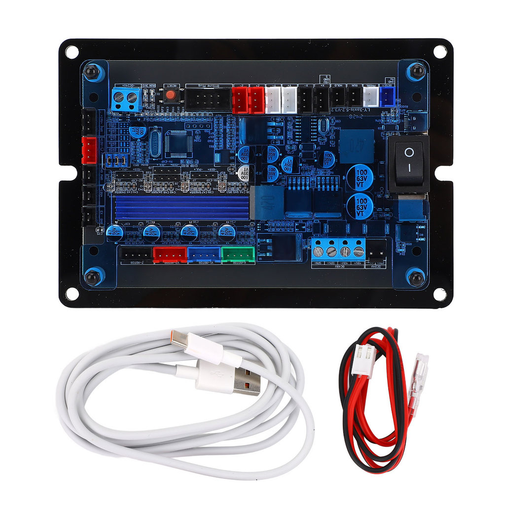 FT 3 แกน GRBL Controller Board 32 บิต Stepper Motor Driver สําหรับงานไม้แกะสลักเครื่อง CNC Router DC
