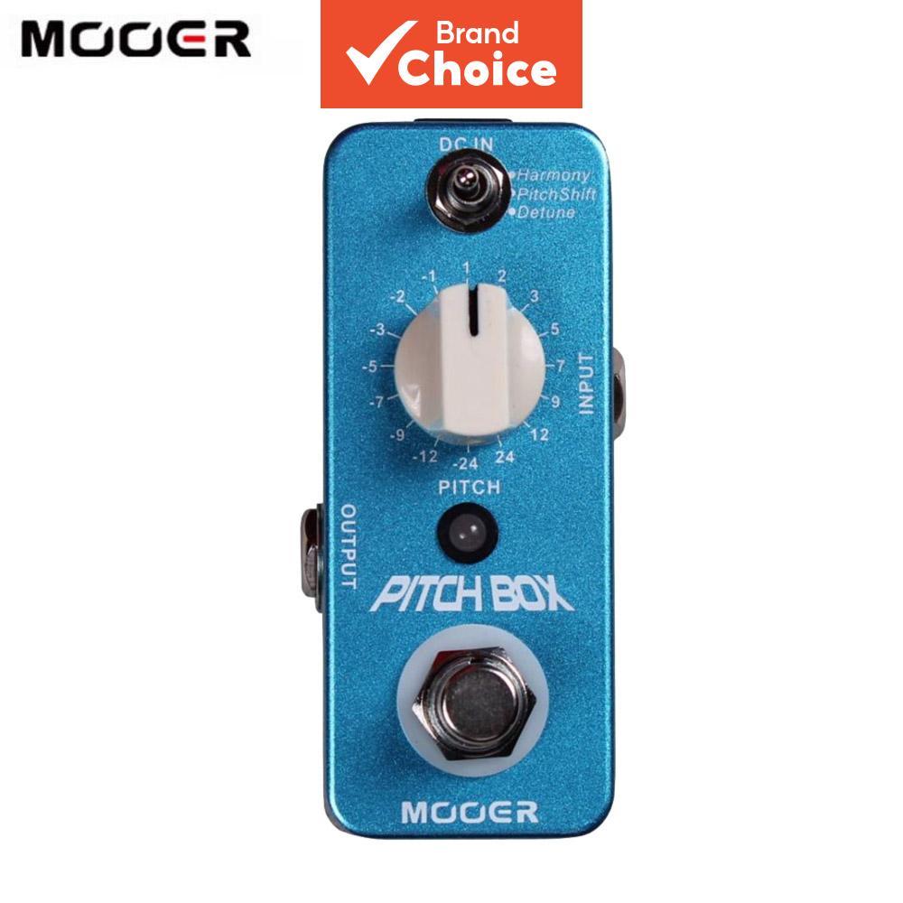 MOOER Pitch Box Compact Effect Pedal, Harmony Pitch Shifting Detune 3 โหมดเอฟเฟกต์ True Bypass สําหรับกีตาร์ไฟฟ้า, ขายร้อน – โปรปัง