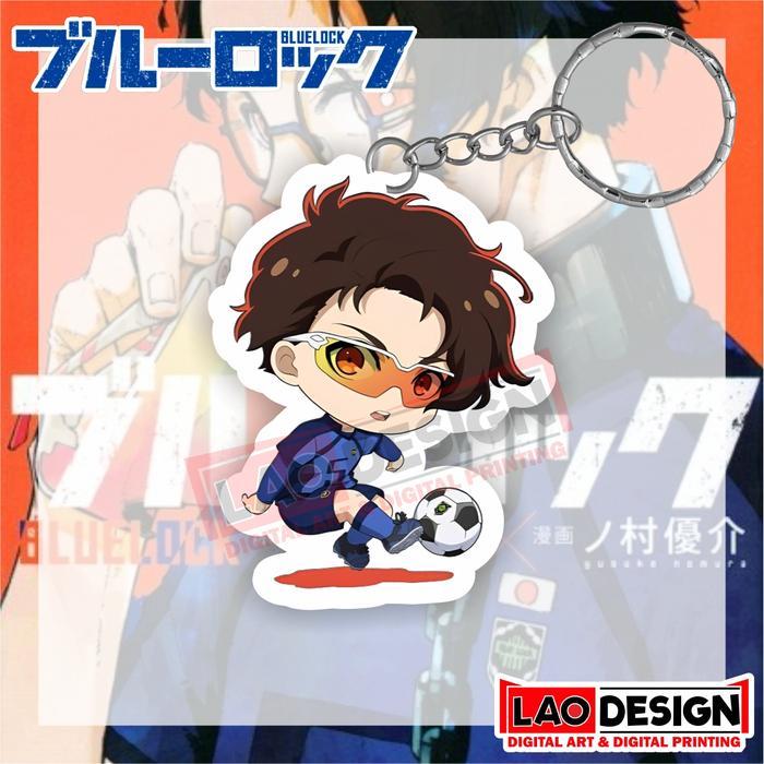 Gantungan Kunci Yukimiya Kenyu Blue Lock - Kunci Blue Lock - Gantungan Kunci อะนิเมะ - Gantungan
