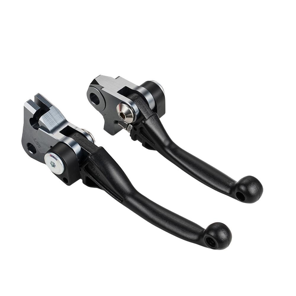 Dirt Bike Foldable Handle Breakaway Lever Clutch Brake Levers for YZ250F 09-25/YZ250 YZ125 15-25/YZ426F YZ450F 09-25/YZ250X 16-23 25/YZ125X 17-23 25/YZ250FX 20-25/YZ450FX 19-25