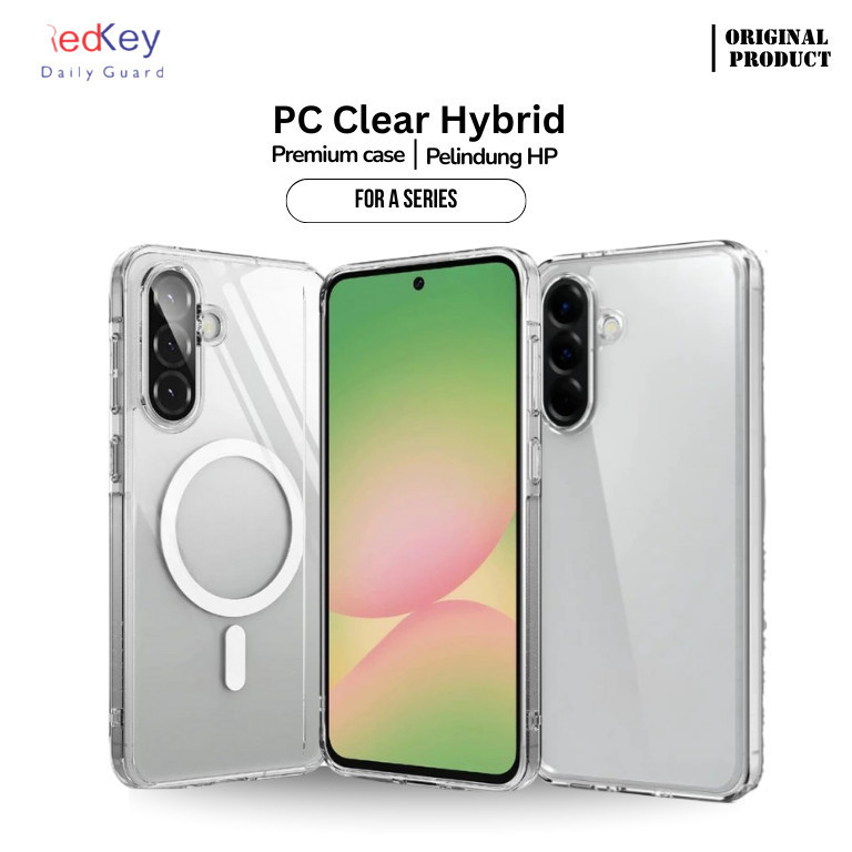 Redkey สําหรับ Samsung A17 5G A27 5G A37 5G A57 5G Redkey Clear Case Magsafe Air Hybrid Premium