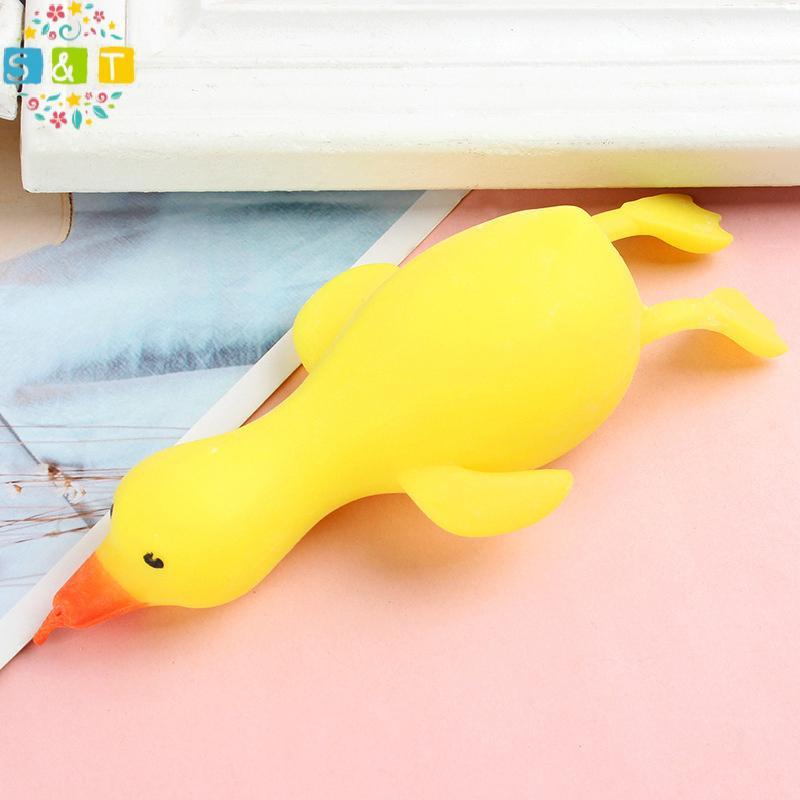 S&T 1Pc Duck Shape Bounce And Dpression Big White Goose รูปที่ 7