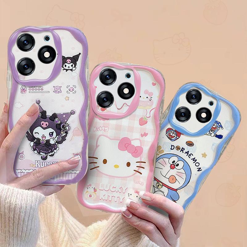 ปลอกเหมาะสําหรับ itel P55 4G, A666L, A666LN, P666L กรณีน่ารักการ์ตูนอะนิเมะปกอ่อนกันกระแทกขอบใสป้องก