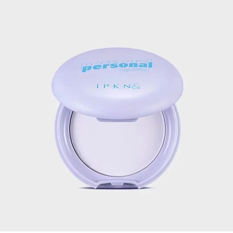 Korea Daiso IPKN Base Cream personal Green Purple Pressed Powder Base Cream Brighteningปกปิดรูขุมขน