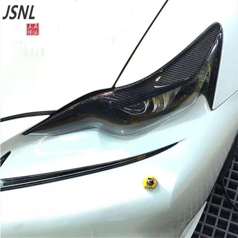 Lexus Lexus/Lexus is300 คาร์บอนไฟเบอร์คิ้ว IS250 ดัดแปลงสติกเกอร์ตกแต่งไฟหน้า Angry Eye รอบทิศทางขนา